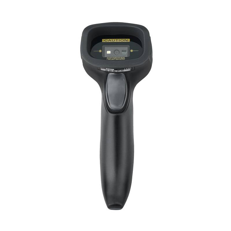 Lector de codigo de barra y QR AON, HS-200 2D, conexión USB 2.0, con base, Negro