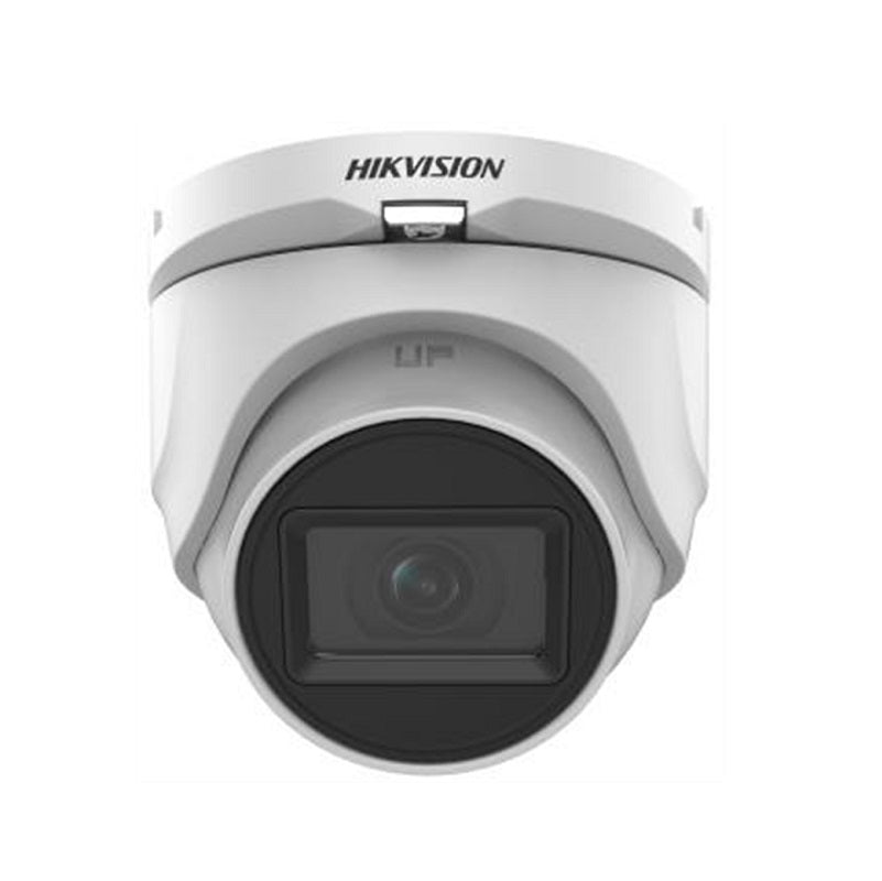 Cámara Domo Hikvision TVI/AHD/CVI/CVBS, 2.8mm, 2MP, IR 20m, IP67, Metal