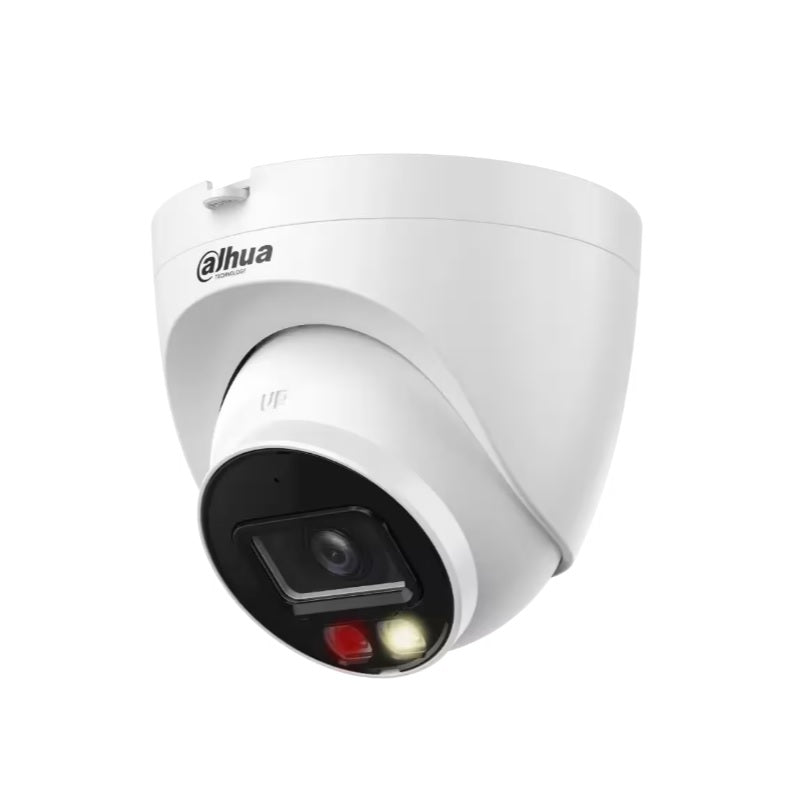 Cámara IP Domo DAHUA, POE, Smart dual light, 2.8mm, 5MP, IR 30m, Full Color, Micrófono, IP67, Metal y Plástico
