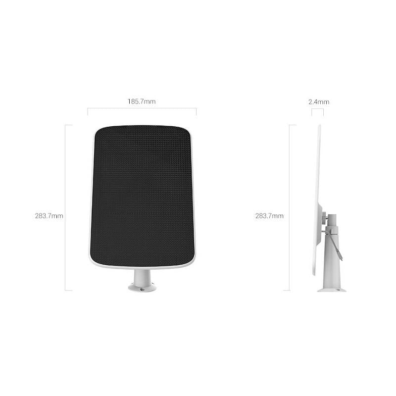 Panel Solar de carga para cámaras EZVIZ CMT-SPE, 6.18W, 1030mA, USB Tipo C, IP65