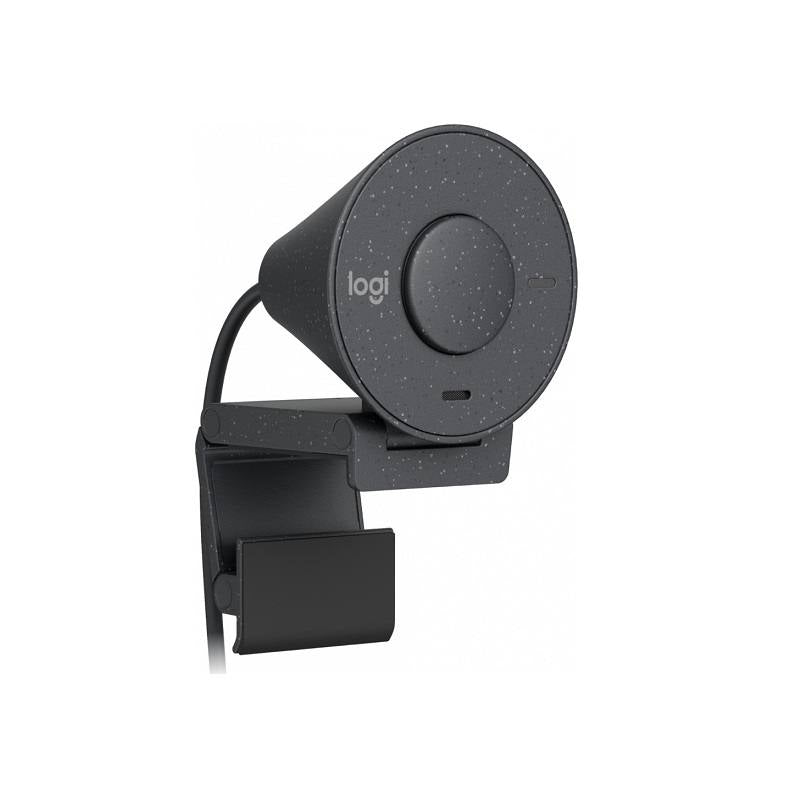 Webcam Logitech BRIO 305, Full HD 2MP, micrófono incorporado, Conexión USB Tipo C Plug and Play, Negro
