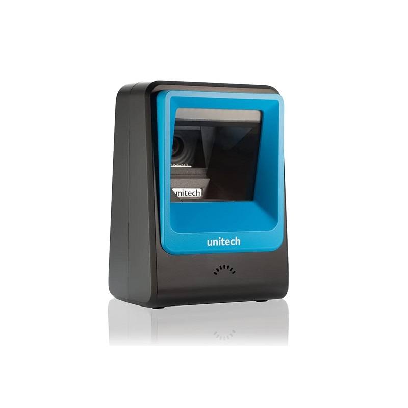 Lector de codigo de barra Laser UNITECH, TS100, 1D/2D, interfaz USB y RS232, Negro