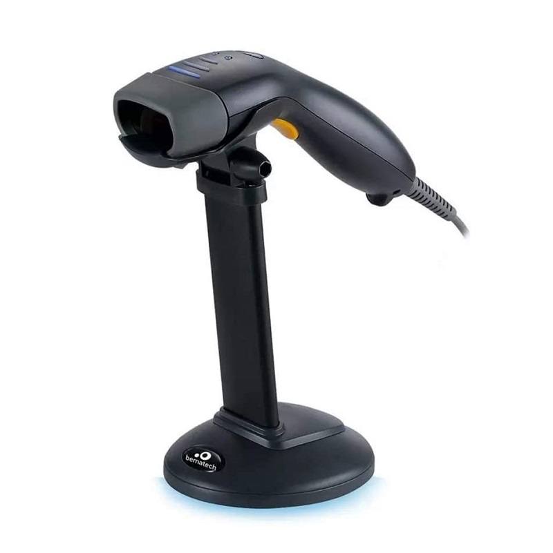Lector de codigo de barra BEMATECH S500U, Láser 1D, conexión USB, Negro