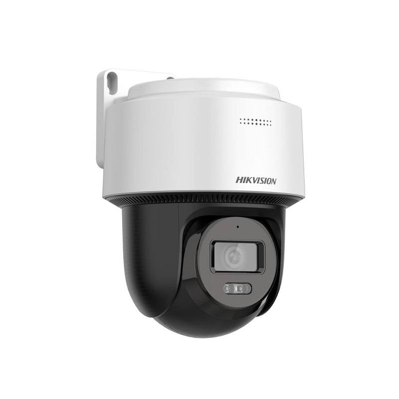 Cámara IP Mini PT Hikvision POE, 2.8mm, 4MP, Smart Hybrid-light, IR 30m, Micrófono, IP66, WDR, MSD hasta 512GB, Plástica