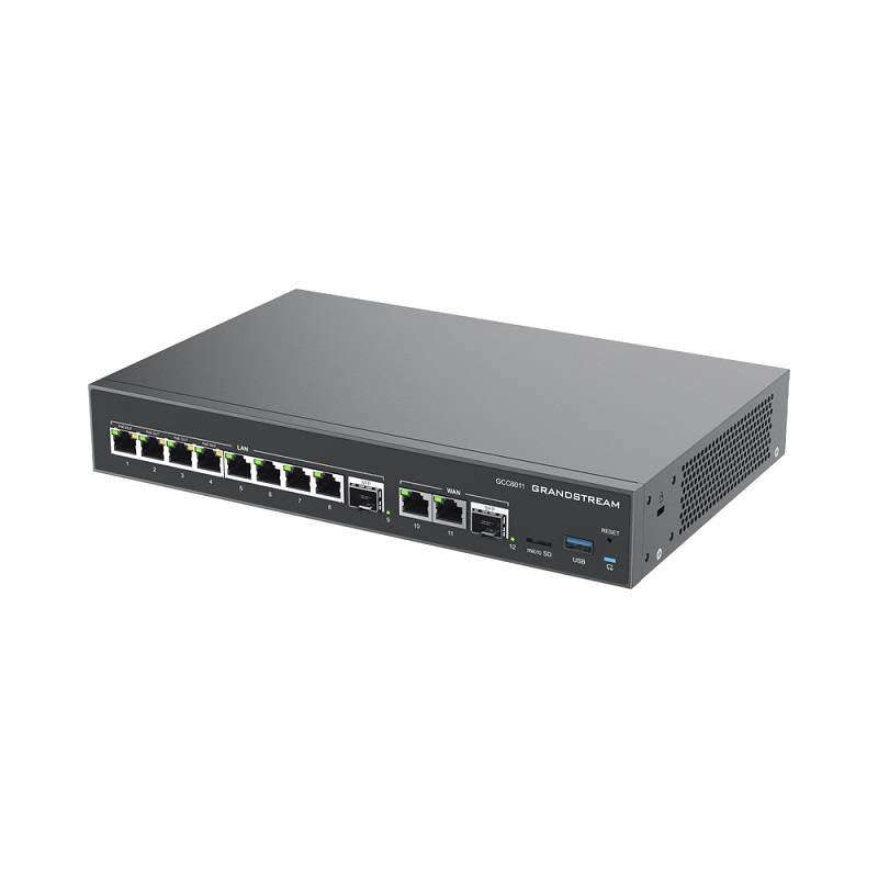 Router GrandStream GCC6011 de 10 Puertos Gigabit (4x PoE) + 2x SFP 2.5 Gigabit