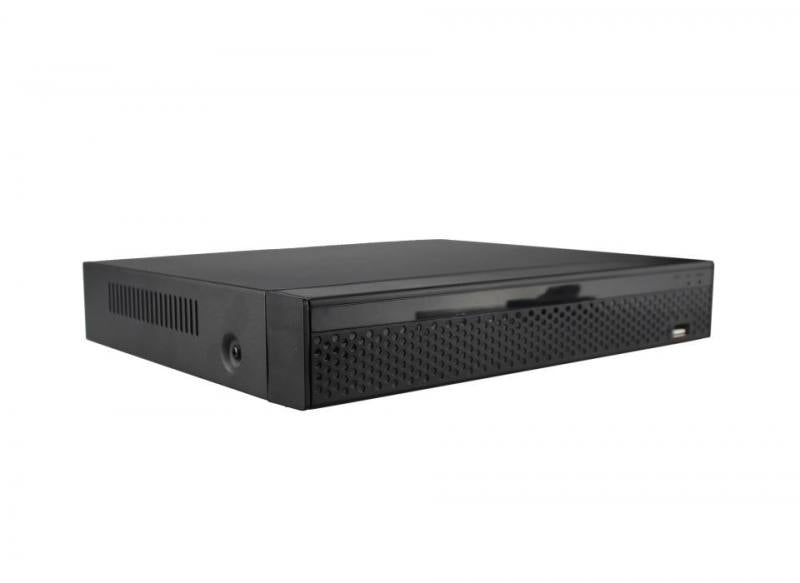 NVR T-VISION de 25CH H.265, 8MP, HD/VGA, hasta 2x16TB, 2xUSB, 1xRJ45, 4K Suport.