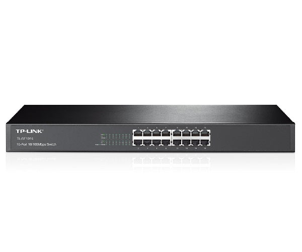 Switch TP-LINK TL-SF1016 DE 16 Puertos 10/100M, 1U 13 Montable en Rck