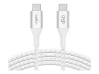 Belkin BoostCharge - Cable USB - 24 pin USB-C (M) a 24 pin USB-C (M)
