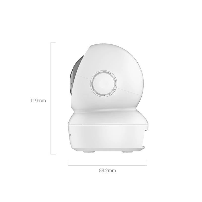 Cámara IP WiFi EZVIZ H6c Pro 5MP 3K, 360° Angulo de Visión, VN Color, Audio Bidireccional, MSD Hasta 512GB