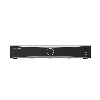 NVR Hikvision AcuSense 32CH, H.265, Graba hasta 12MP 8K,  función AcuSeek y AcuSearch, HDMI/VGA, Hasta 4x20TB