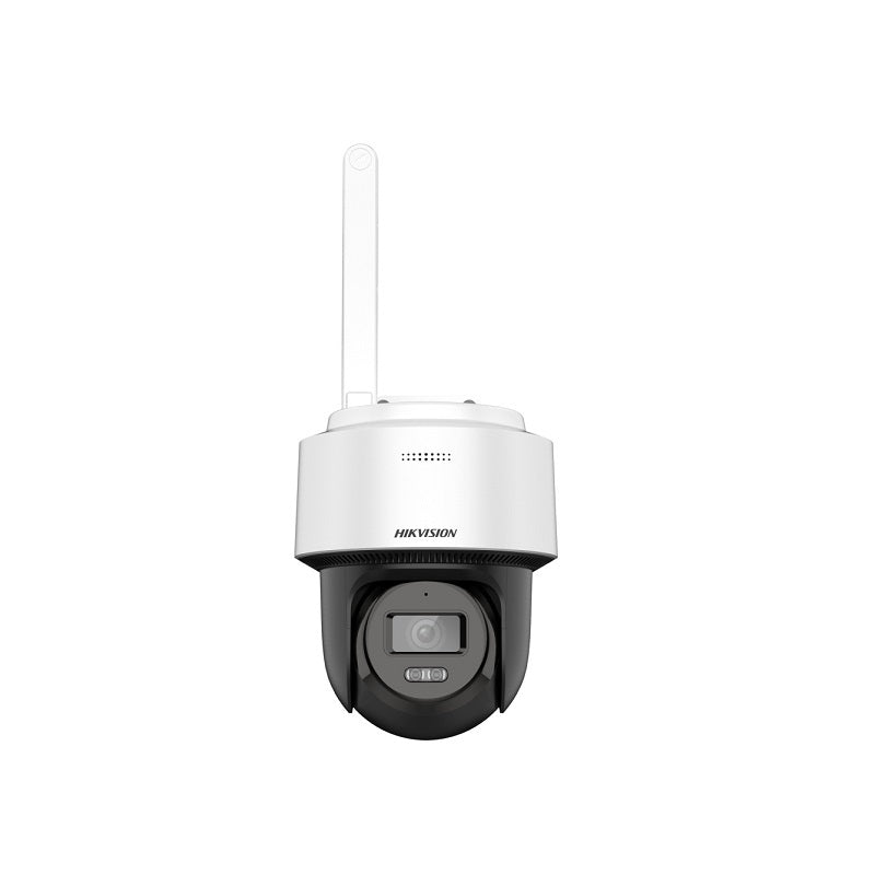 Cámara IP Mini PT Hikvision 4G LTE, 2.8mm, 4MP, Smart Hybrid-light, IR 30m, Micrófono, IP66, WDR, MSD hasta 512GB, Plástica