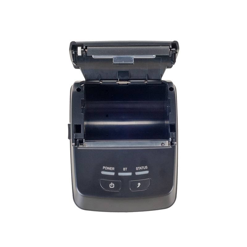 Impresora térmica portátil AON MPR-300, papel 72mm, conexión USB y Bluetooth, color negro