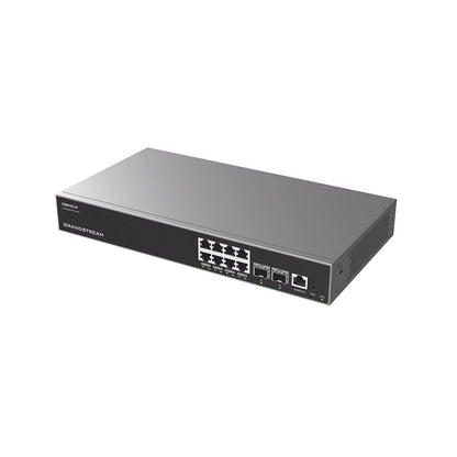 Switch GrandStream GWN7811P de 8 puertos Poe Gigabit 100/1000/1000Mbps, 2 Puertos SFP+ de 10 Gigabits, Hasta 120W, GWN Cloud