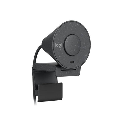 Webcam Logitech BRIO 300, Full HD 2mp, micrófono incorporado,  USB-C Plug and Play, Grafito