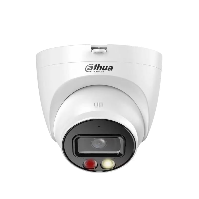 Cámara IP Domo DAHUA, POE, Smart dual light, 2.8mm, 5MP, IR 30m, Full Color, Micrófono, IP67, Metal y Plástico