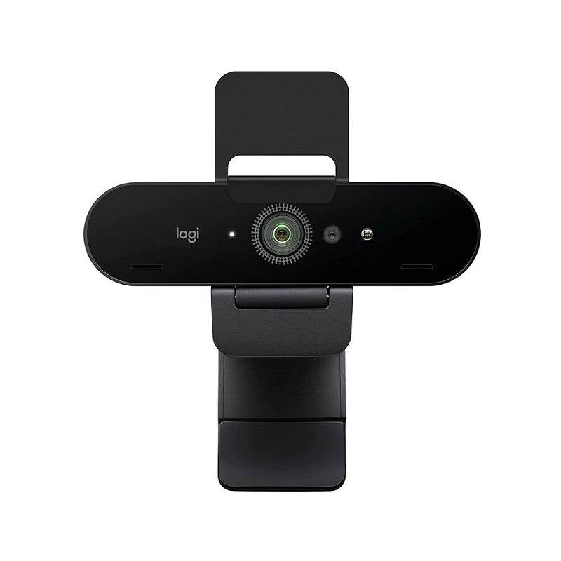 Webcam Logitech BRIO V-U0040, Ultra HD 4K, micrófono incorporado, conexión USB-A y USB-C