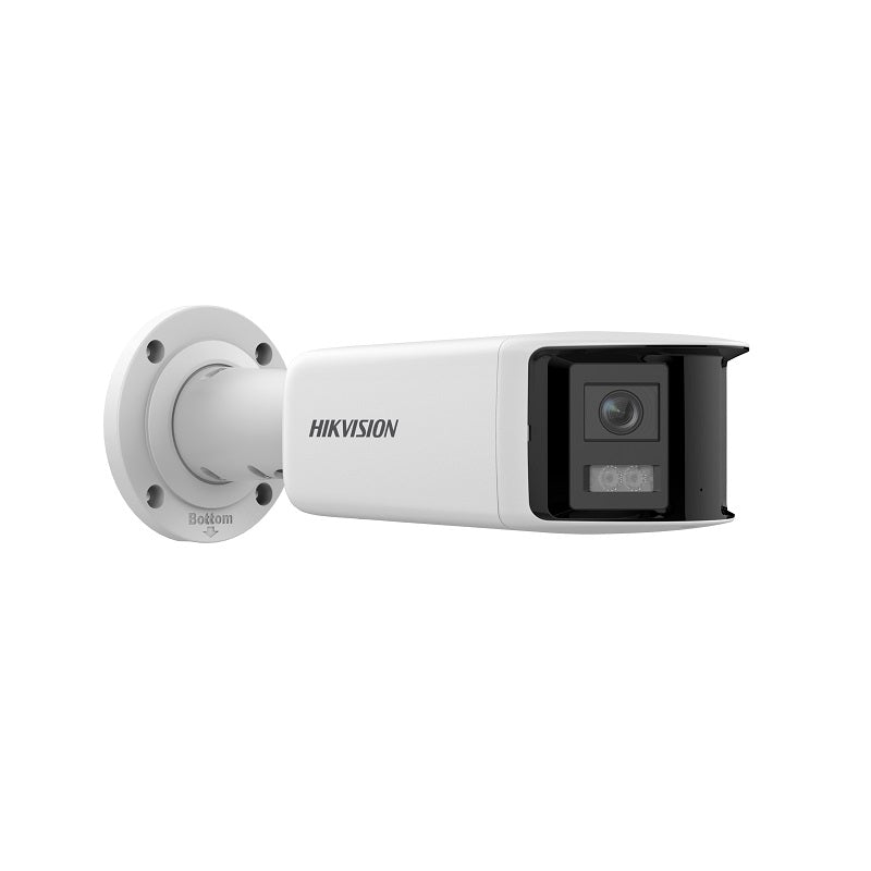 Cámara IP Bullet Hikvision, 2.8mm, 4MP,  180° CVH, IR 40M, Micrófono, ColorVu,  IP67, Metal