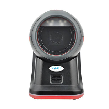 Lector de Codigo de Barra y QR AON, TS-200 2D, formato escritorio, conexión USB 2.0, color Negro
