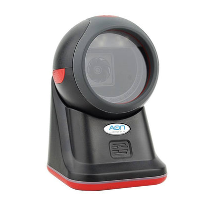 Lector de Codigo de Barra y QR AON, TS-200 2D, formato escritorio, conexión USB 2.0, color Negro