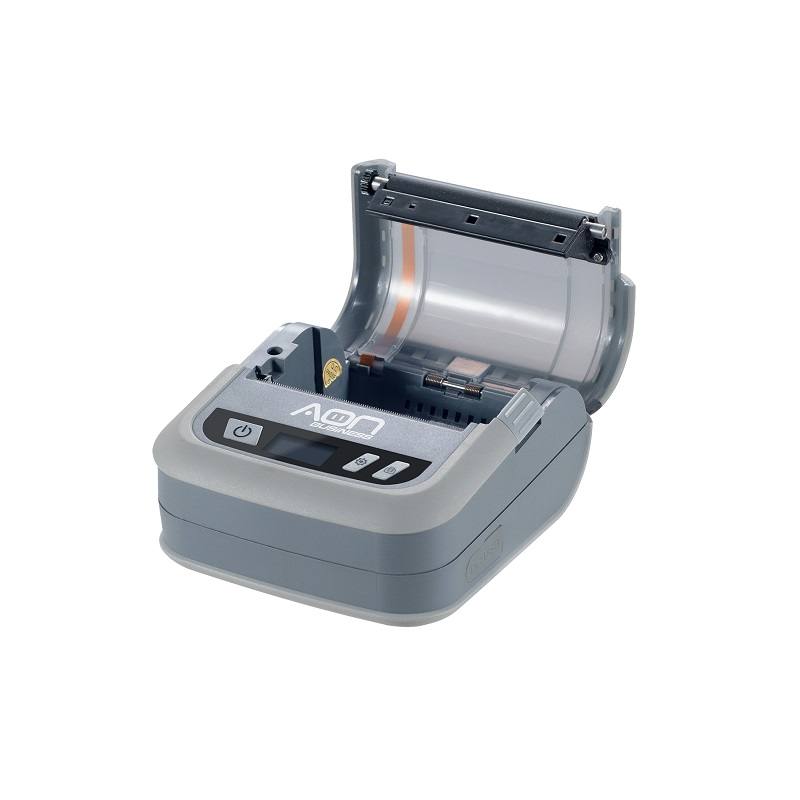 Impresora térmica portátil AON MPL-300, papel 72mm, conexión USB y Bluetooth, color negro