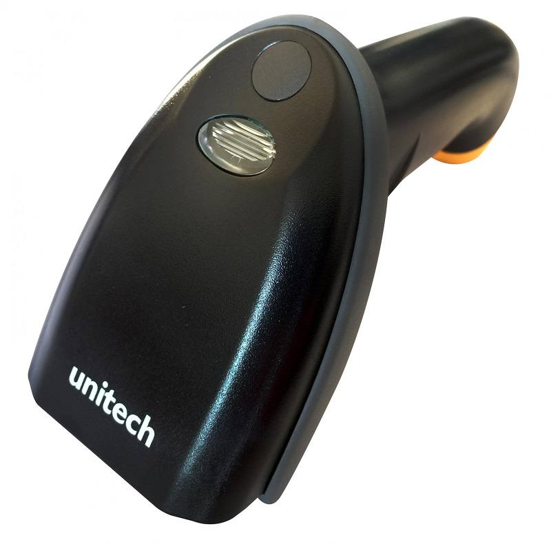 Lector de codigo de barra Laser UNITECH, MS846 USB con base, Negro