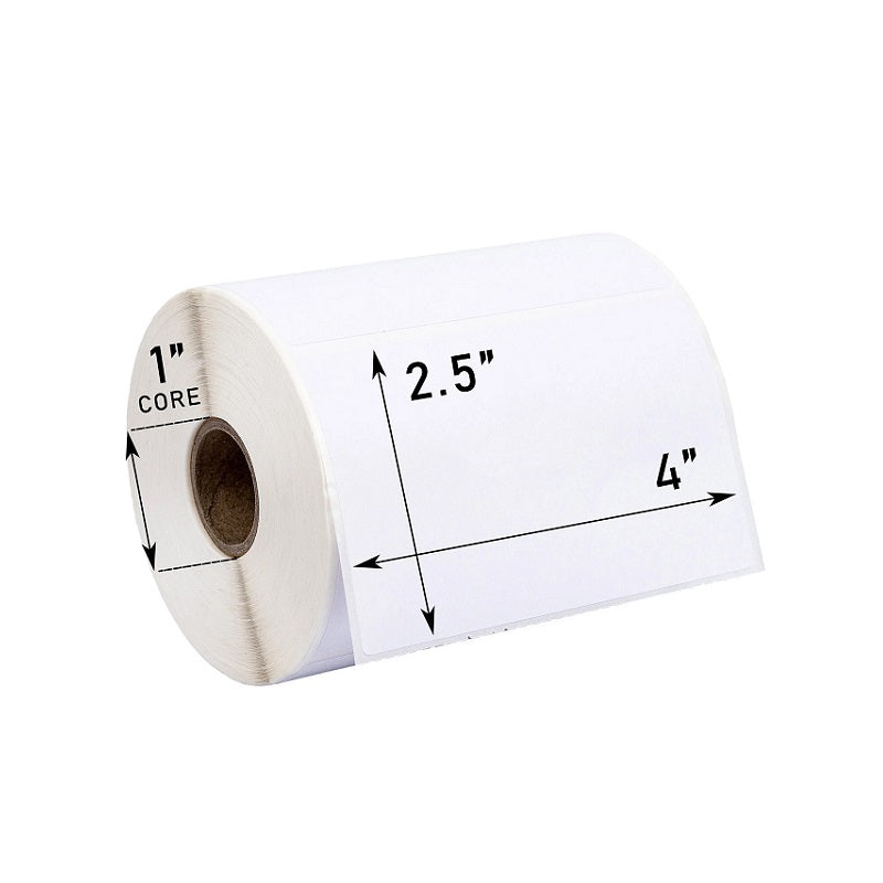 Rollo Etiquetas térmicas directas ZEBRA / ELTRON 4x2.5 (4" x 2-1/2")