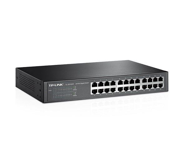 Switch GigabitTP-LINK TL-SG1024D De 24 Puertos 10/100/1000M, 1U 19 Montable En Rack
