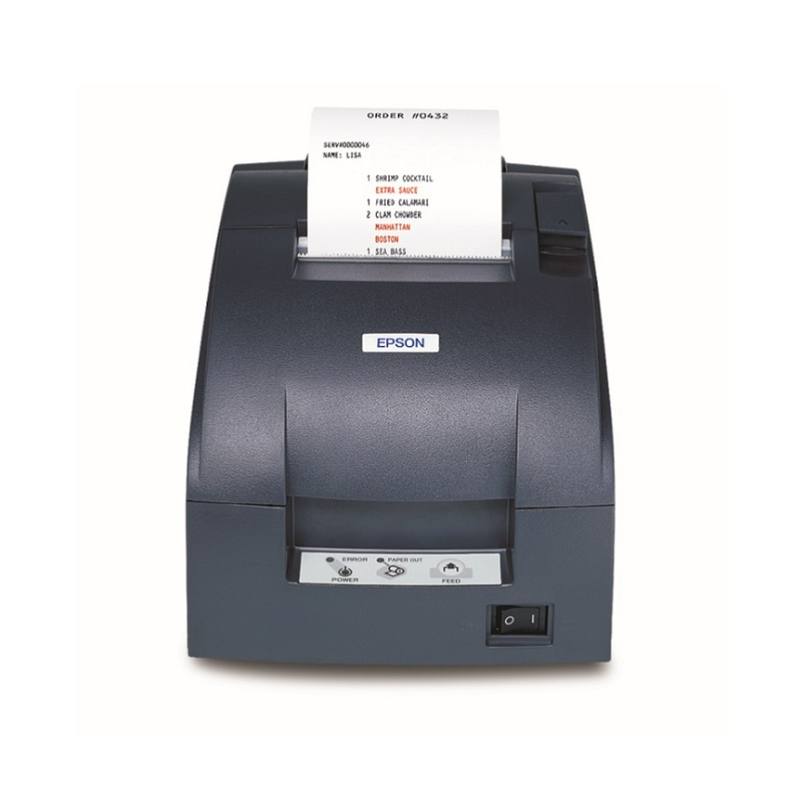 Impresora térmica Epson TM-U220PB, para Tickets y Matriz de Puntos, Paralelo RS-232, I/F
