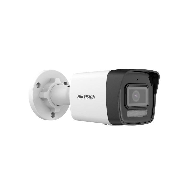 Camara IP Bullet Hikvision, POE, 2.8mm, 8MP, IR 30m, Micrófono, Outdoor/Indoor, IP67, Metal/Plástico