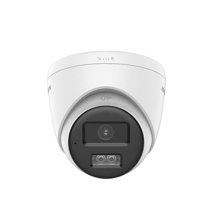 Camara Domo Hikvision TVI/AHD/CVI/CVBS, 2.8mm, 2MP, IR 40m, Audio bidireccional, IP67, Metal/Plástica