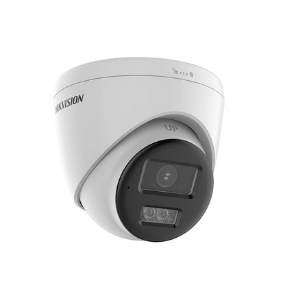 Camara Domo Hikvision TVI/AHD/CVI/CVBS, 2.8mm, 2MP, IR 40m, Audio bidireccional, IP67, Metal/Plástica