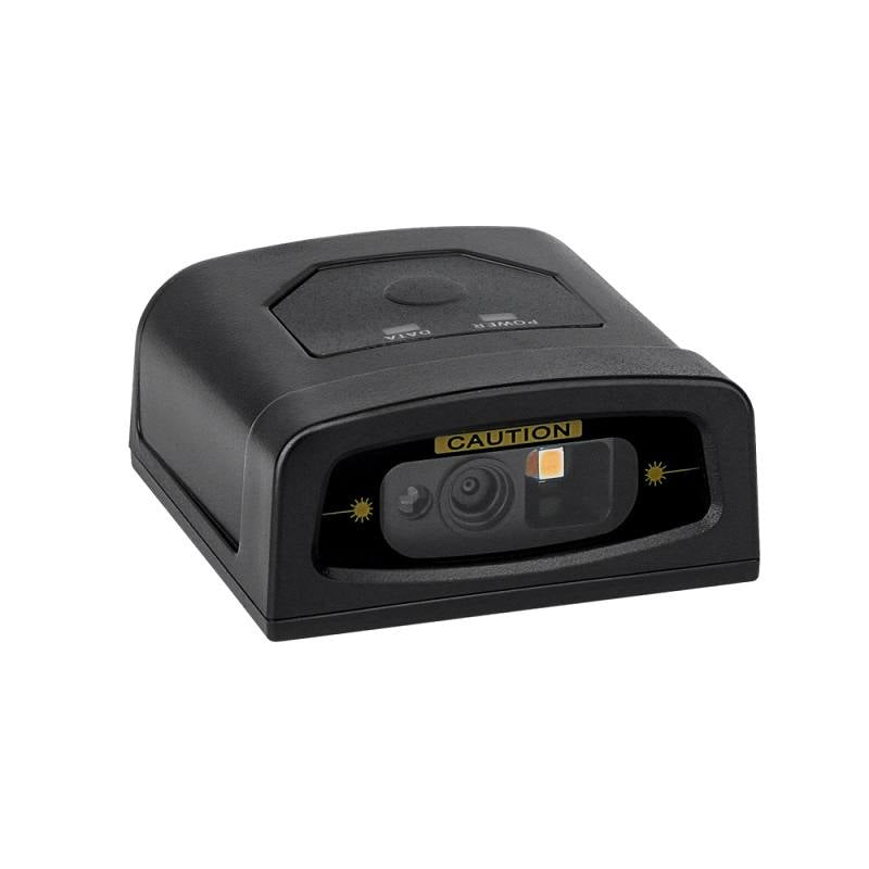 Lector de Código de Barra y QR AON, FS-200 2D, formato escritorio, conexión RJ45, compatible con USB y RS232, Negro
