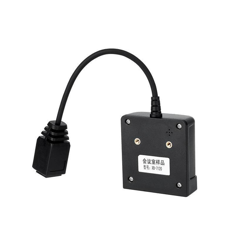 Lector de Código de Barra y QR AON, FS-200 2D, formato escritorio, conexión RJ45, compatible con USB y RS232, Negro