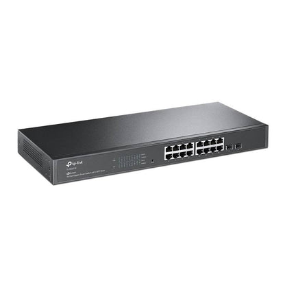 Switch Smart TP-LINK JetStream, TL-SG2218, 16 puertos Gigabit con 2 ranuras SFP, Administrable