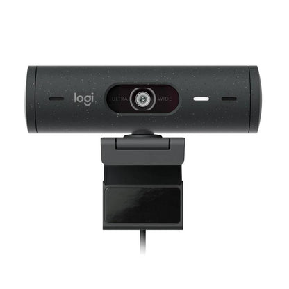 Webcam Logitech BRIO 500, Full HD 4MP, micrófono incorporado, conexión USB-C Plug and Play