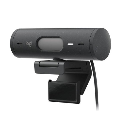 Webcam Logitech BRIO 500, Full HD 4MP, micrófono incorporado, conexión USB-C Plug and Play