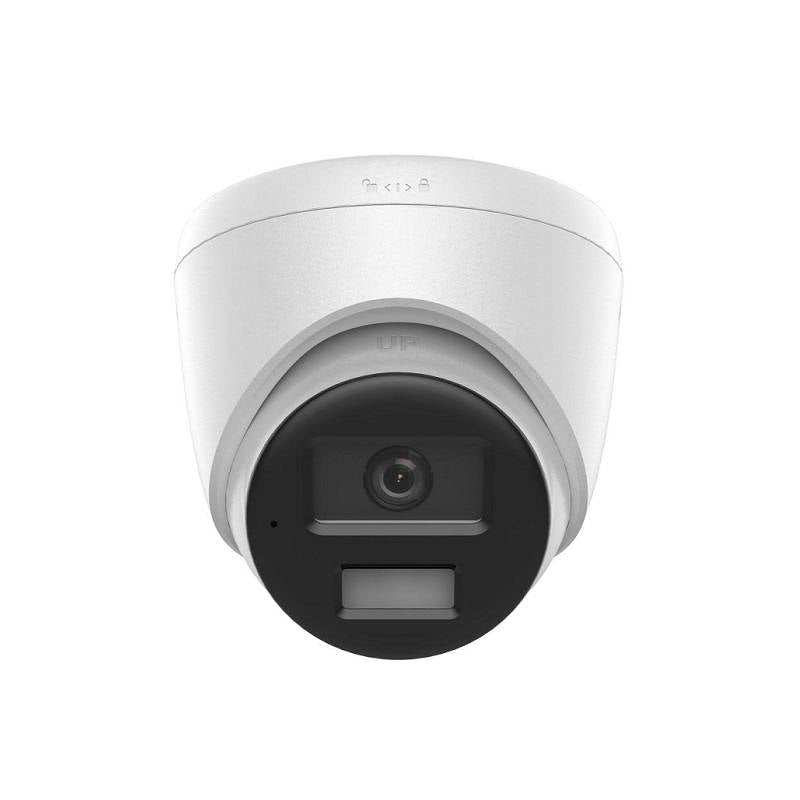 Camara IP Domo Hikvision, POE, 2.8mm, 4MP, 3D DNR, IR 30m, Smart Hybrid Light, Two Way Audio, Outdoor/Indoor, IP67, MSD Hasta 512GB, Metal y plástico