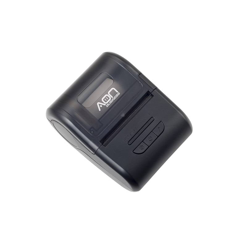 Impresora térmica portátil AON MPL-200, papel 48mm, conexión USB y Bluetooth, color negro