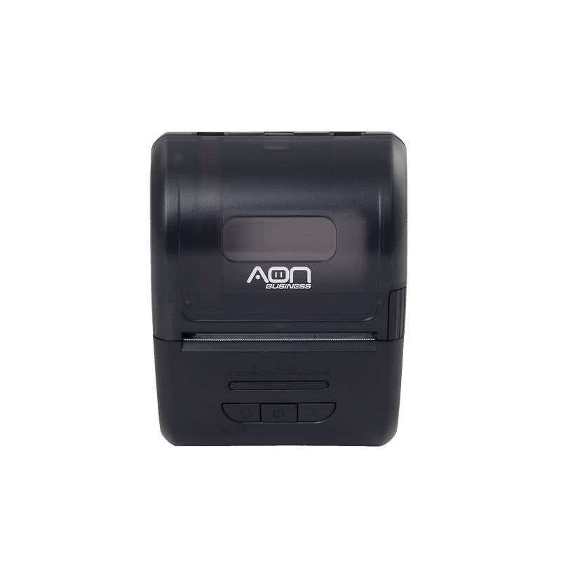 Impresora térmica portátil AON MPL-200, papel 48mm, conexión USB y Bluetooth, color negro
