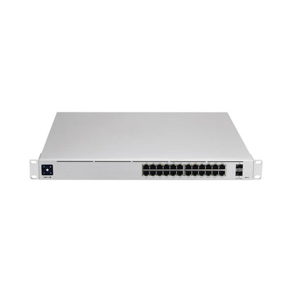 Switch Ubiquiti Unifi 24 Puertos USW-PRO-24-POE, 2 Puertos 1/10G SFPP, PoE+ (400W)