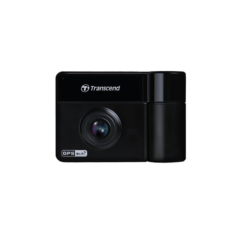 Dash Cam Transcend DrivePro 550, 2K QHD 1440P, GPS, WIFI, Ángulo de visión	diagonal 140°, Tarjeta MSD de 128GB incluida