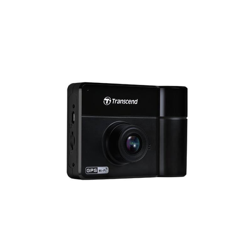 Dash Cam Transcend DrivePro 550, 2K QHD 1440P, GPS, WIFI, Ángulo de visión	diagonal 140°, Tarjeta MSD de 128GB incluida