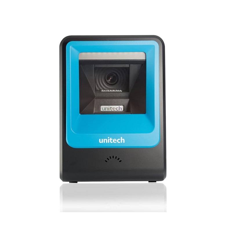 Lector de codigo de barra Laser UNITECH, TS100, 1D/2D, interfaz USB y RS232, Negro