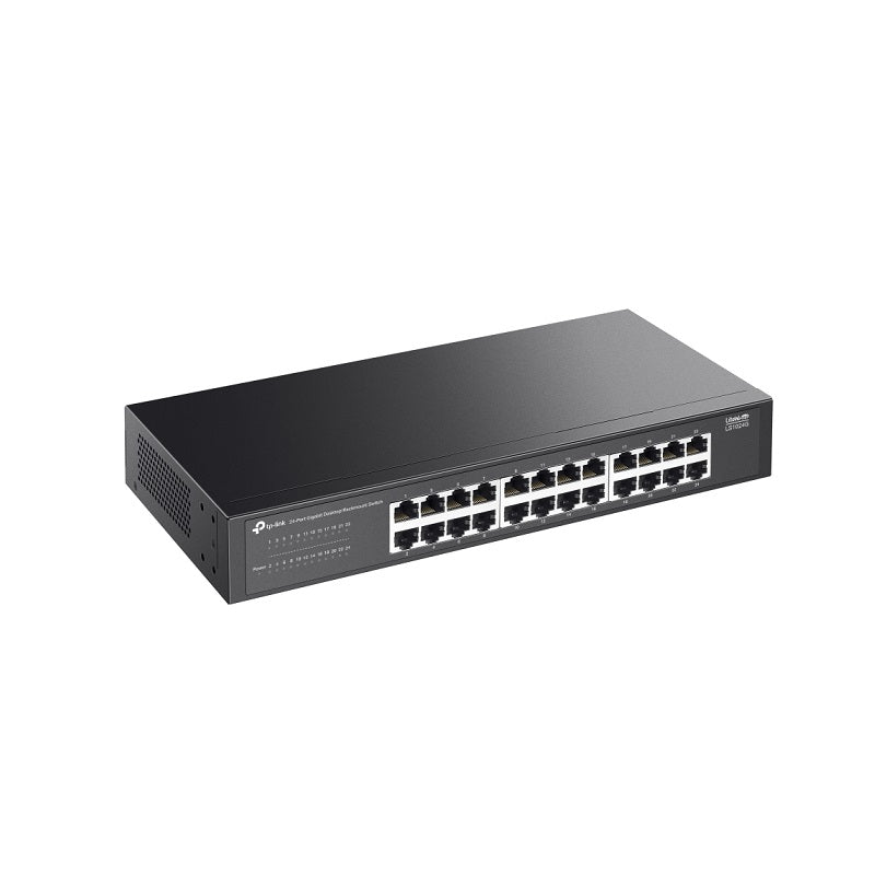 Switch TP-LINK LS1024G de Sobremesa con 24 puertos RJ45 a 10/100/1000Mbps Gigabit, Rack