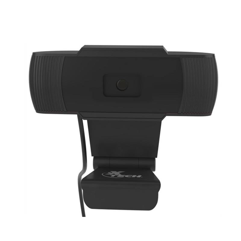 Webcam XTECH Keek XTW-720, HD 720p, con microfono, visión de hasta 80°, interfaz USB 2.1