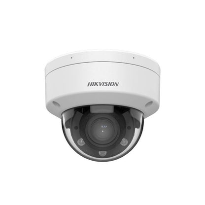 Cámara IP Domo Hikvision, POE, 2.8-12 mm, 6MP Dual Light, IR 30m, WDR, Micrófono, IP67, IK08, Metal