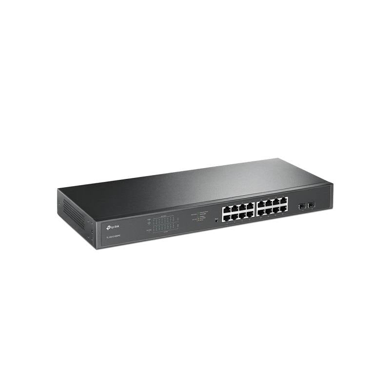 Switch TP-LINK TL-SG1218MPE de 16 Puertos PoE+ Gigabit, 2 Puerto SFP, Rackeable