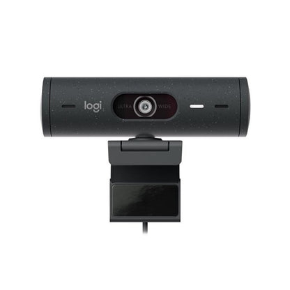 Webcam Logitech BRIO 505, Full HD 4MP, micrófono incorporado, conexión USB-C Plug and Play, Negro