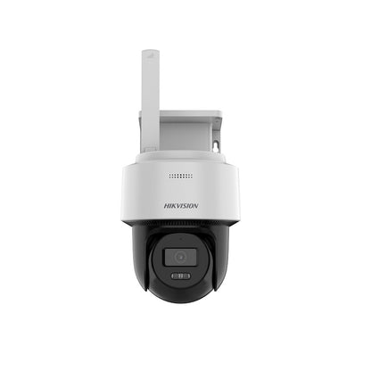 Cámara IP Mini PT Hikvision 4G LTE, 2.8mm, 4MP 2K, IR 30m, Smart Hybrid Light, audio bidireccional, IP66, Plástico