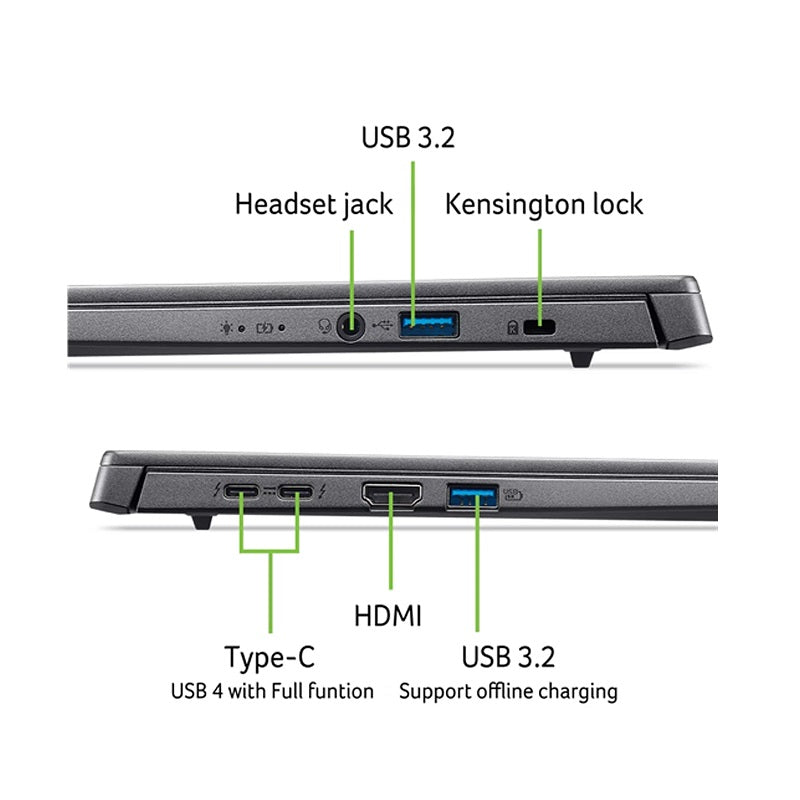 Laptop Acer Aspire 14 AI, 14" WUXGA IPS, Ultra 7 256V, 16GB DDR5,1TB SSD, Windows 11 Home